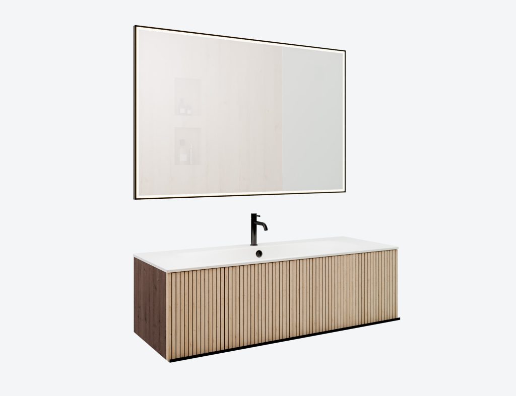 Console Woody L120 chêne naturel