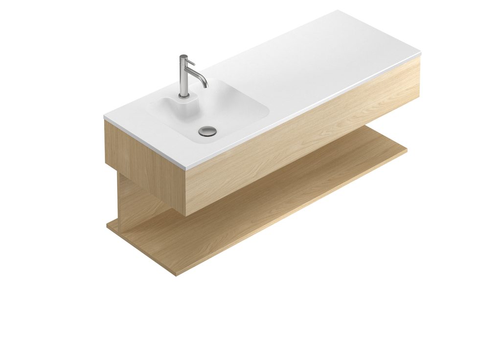 Console Quadrato - L120 avec Tablette