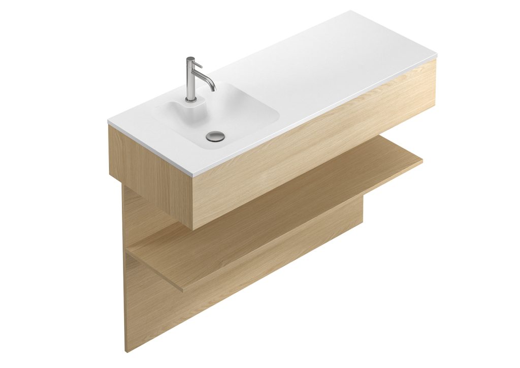 Console Quadrato - L120 avec Tablette