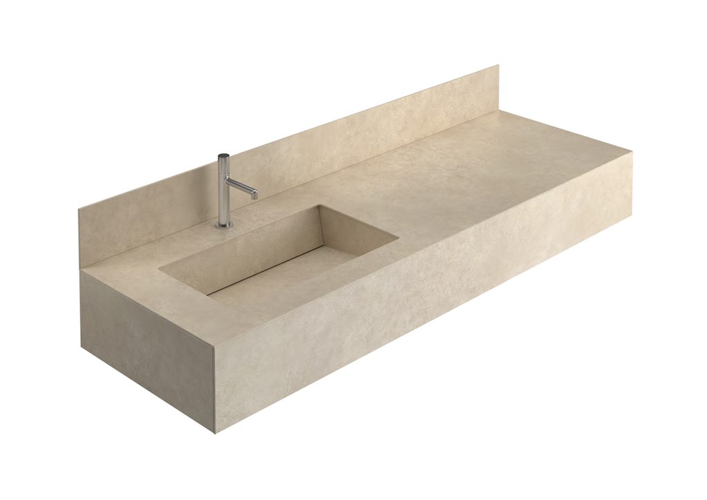 Meuble Karma vasque intégrée L160 - Terra di matera