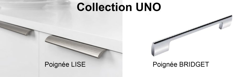Poignées collection Uno